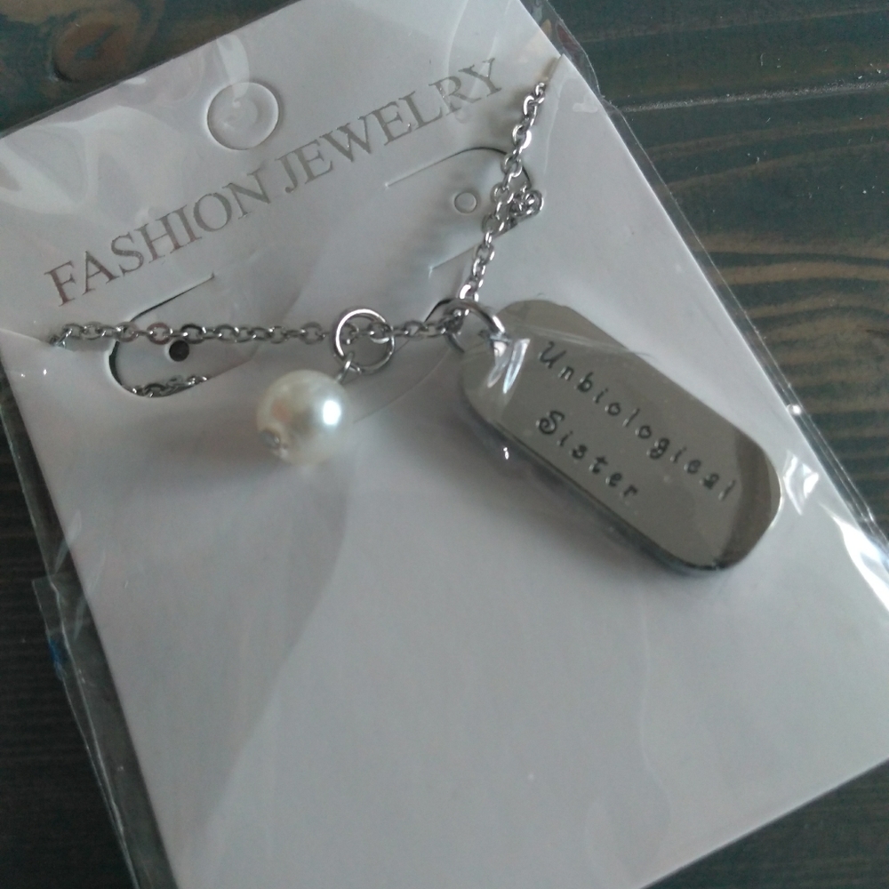 Best Friend "Unbiological Sister" Necklace